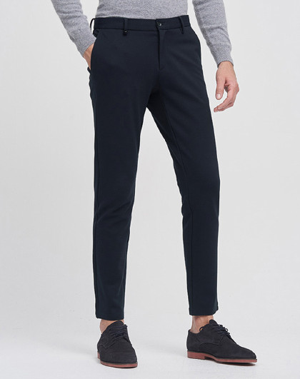 七匹狼男裤春新品男裤经典商务休闲时尚直筒通勤休闲裤