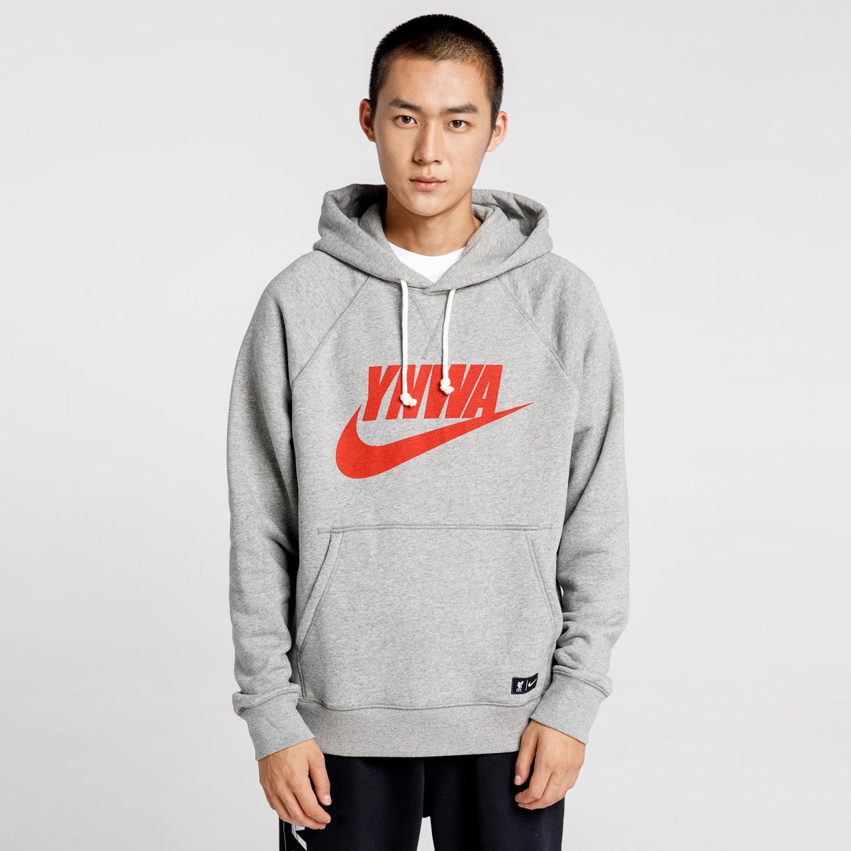 棉质保暖 男款柔软舒适时尚大logo长袖连帽子卫衣