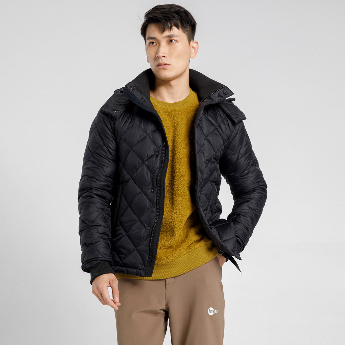 加拿大鹅 hendriksen coat 男款长袖连帽羽绒服