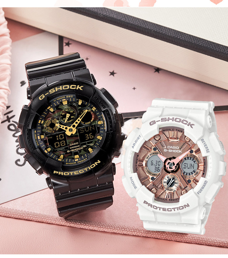 【情侣对表】卡西欧手表男女g-shock系列防水运动学生正品礼物