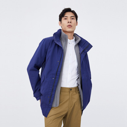 艾高gore-tex秋冬男士防风防雨风衣户外夹克外套男