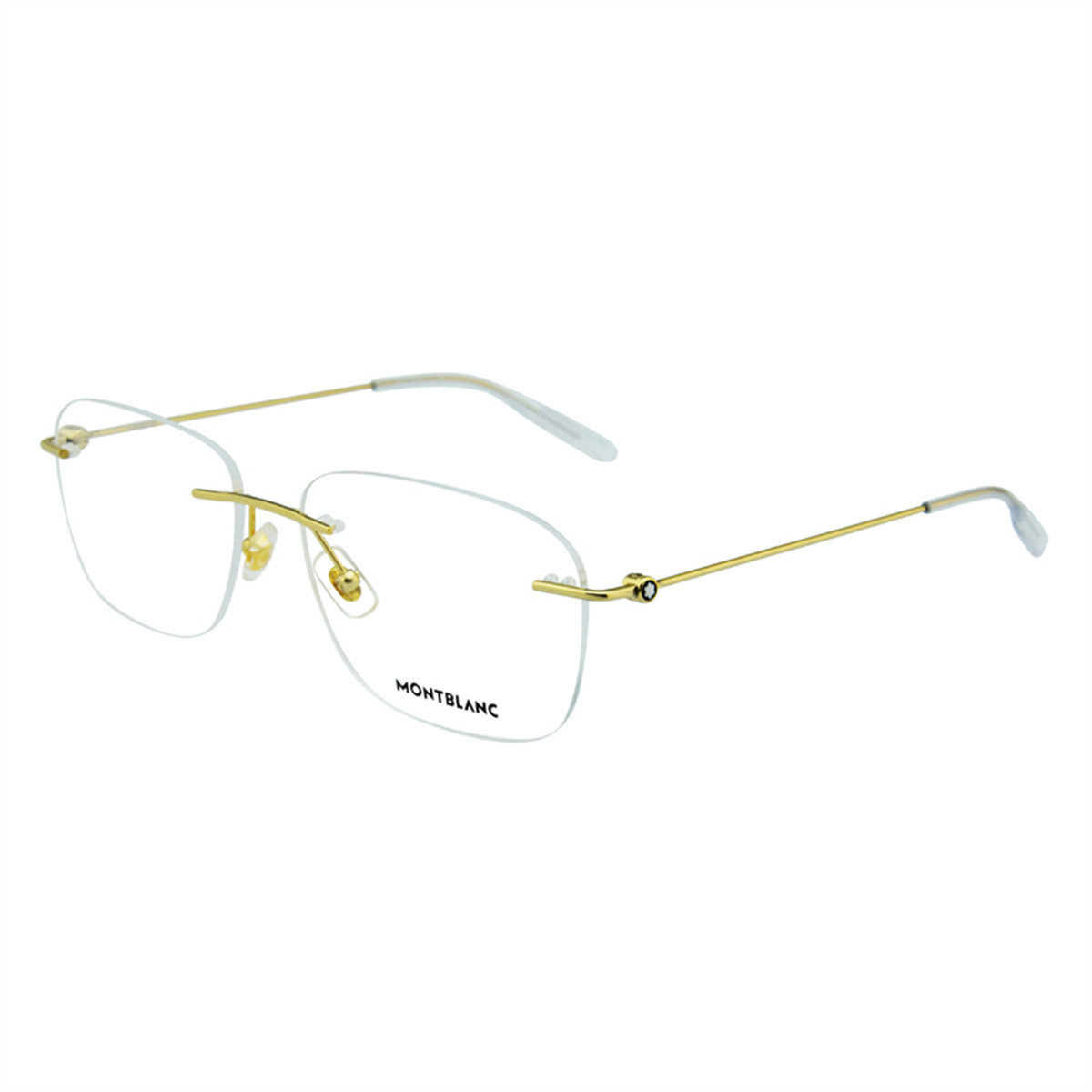montblanc 万宝龙近视镜架无框商务超轻高端简约眼镜框mb0075o
