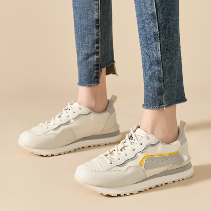 意尔康女鞋春季透气老爹鞋女2023新款运动鞋休闲鞋女跑步鞋