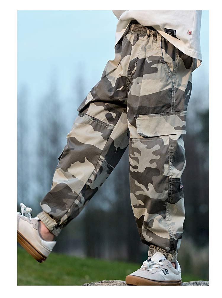 【迷彩工装裤】男童裤子夏季2024儿童中大童休闲时尚长裤