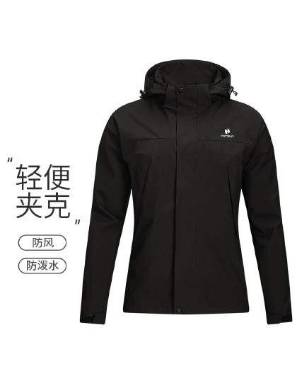 春季男士运动外套防风登山户外风衣男休闲时尚百搭通勤外套男上衣