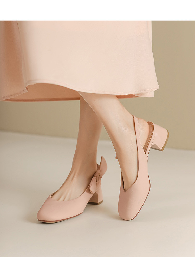 后空女凉鞋2024春季新款气质优雅百搭女士凉鞋包头凉鞋子女鞋