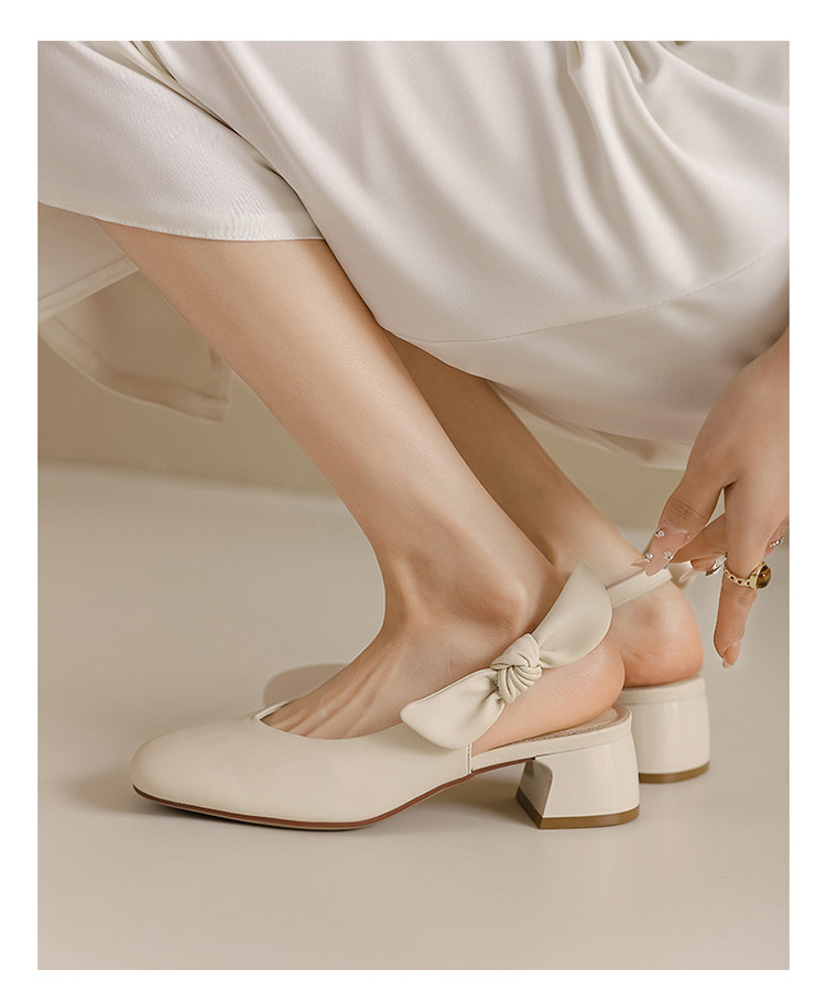 后空女凉鞋2024春季新款气质优雅百搭女士凉鞋包头凉鞋子女鞋