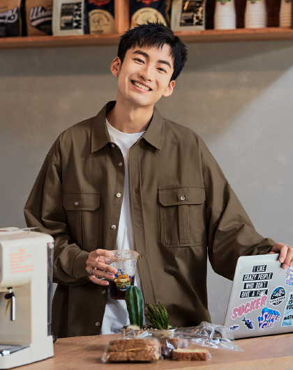 男士衬衫衬衫男长袖口袋长袖衬衫长袖衬衫男男士衬衫长袖