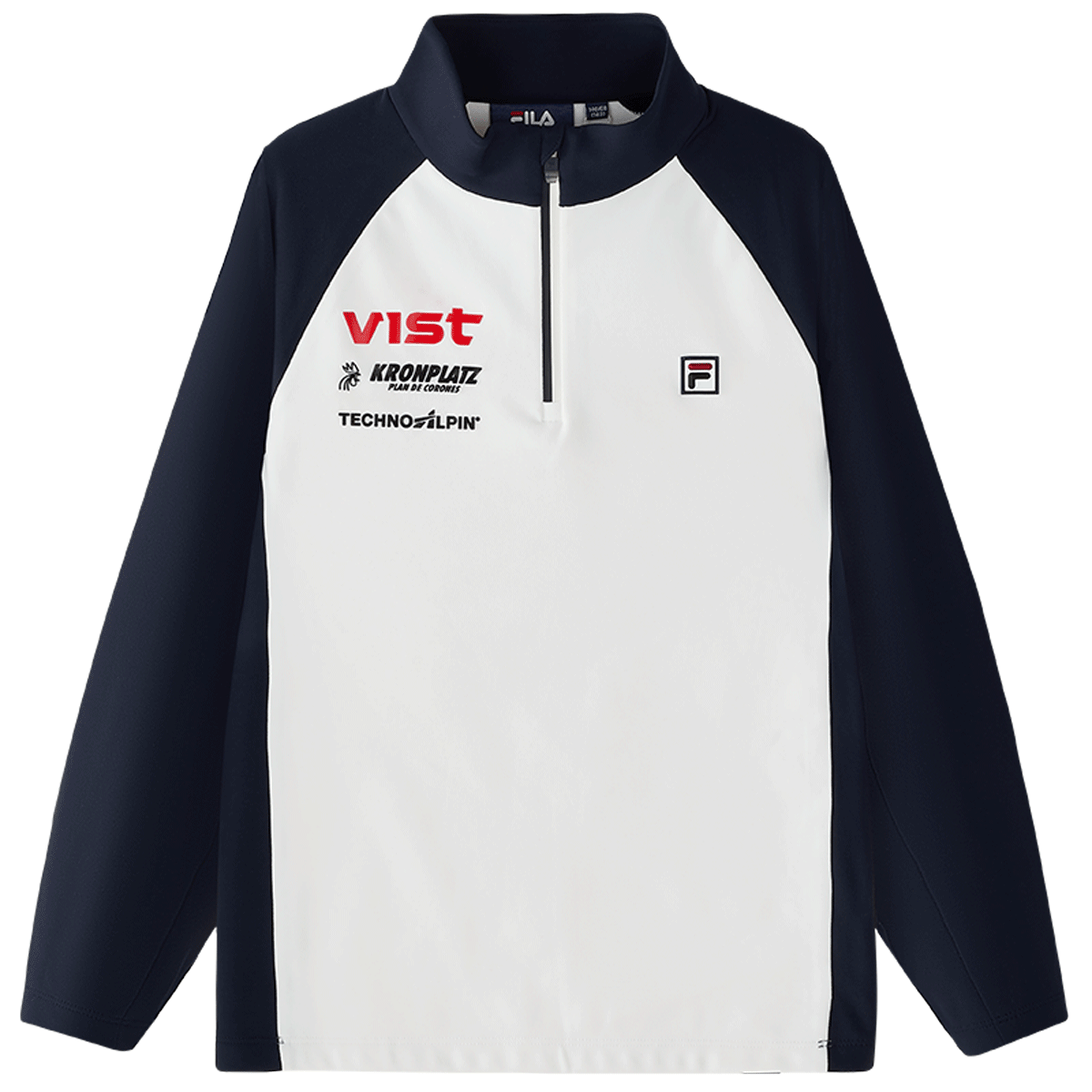 FILA 【加绒】男中大童（130-170）T恤男童运动针织长袖上衣 166元（超V会员价）