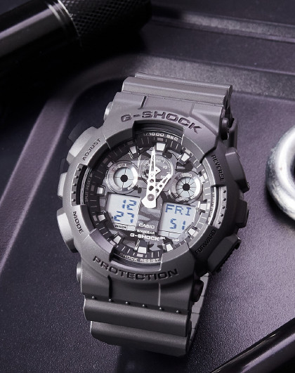 卡西欧手表男g-shock系列迷彩多功能防震防水运动石英男士手表