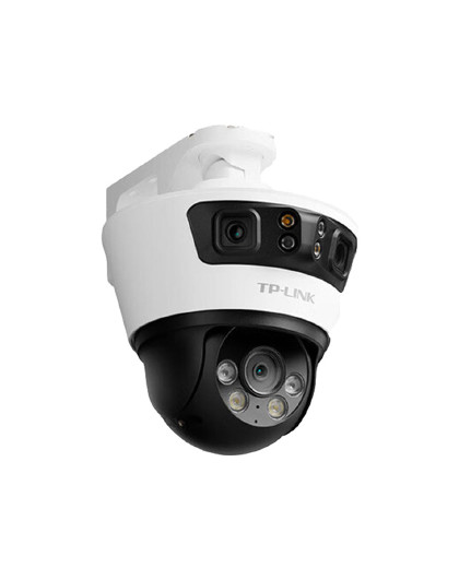 三目一体联动监控高清室外防水全彩夜视360度全景家用仓库