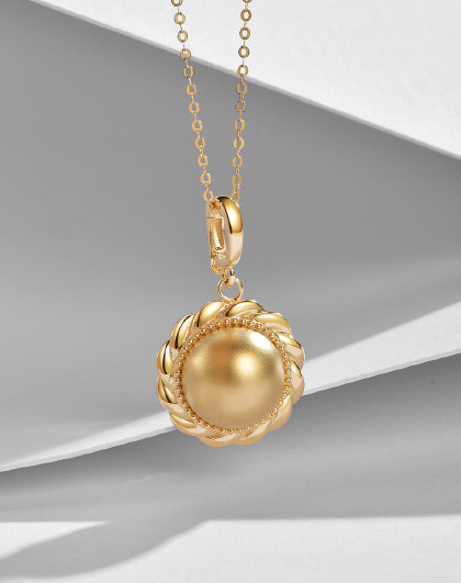 missu 18k金钻石项链字母玫瑰金项链锁骨链