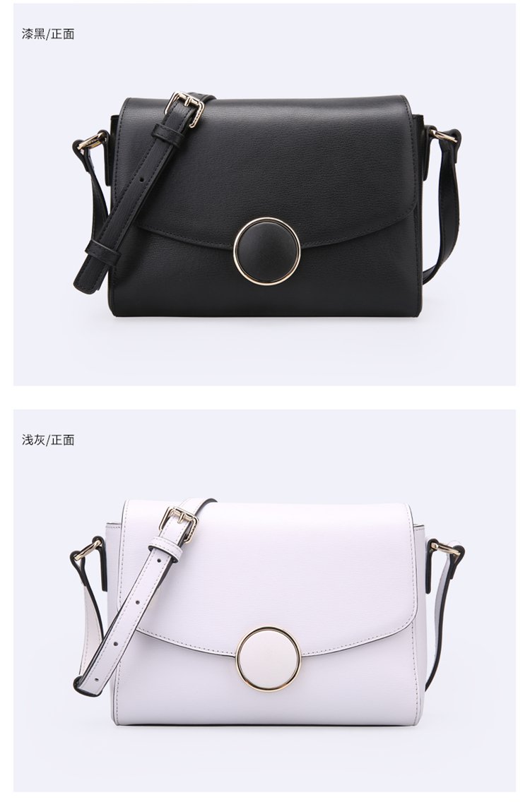 红谷女款简约圆环单肩小包女包