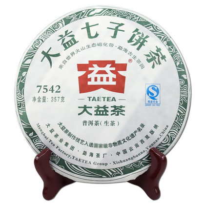 【自营】茶叶大益 2011年7542生茶357g/饼 七子饼