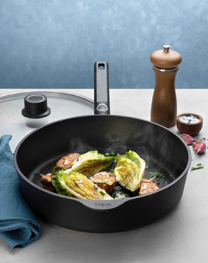 新品woll德国进口不粘锅家用钻石xr炒菜锅燃气灶用平底煎锅