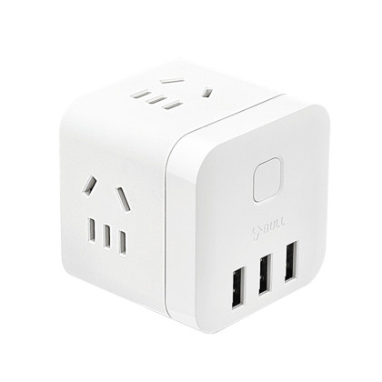 公牛多功能插座魔方3usb口插排接线板拖线板gnu303uw无线智能插座