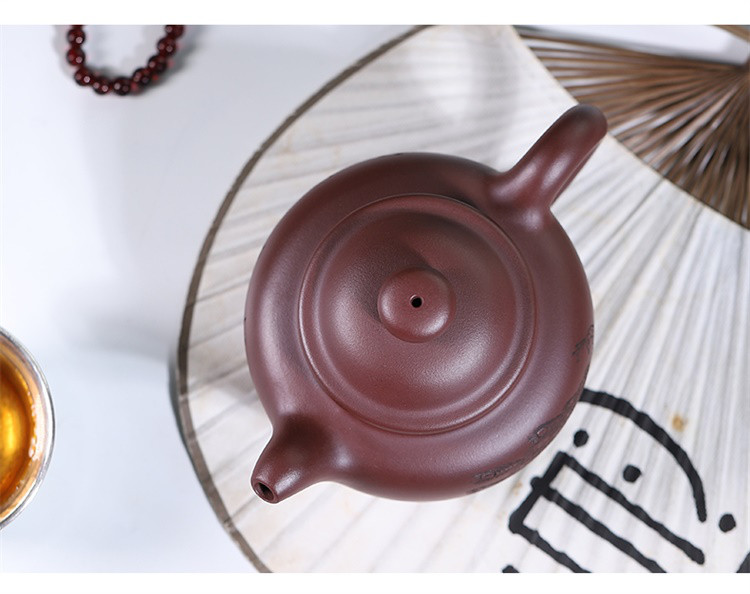 苏勇老师紫泥孔雀莲子泡茶壶宜兴紫砂壶手工名家附证书礼盒
