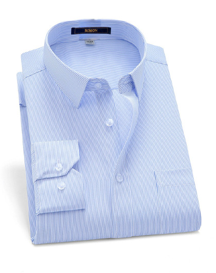 【含桑蚕丝 轻薄凉爽】24年春夏商务翻领长袖衬衣男式衬衫男