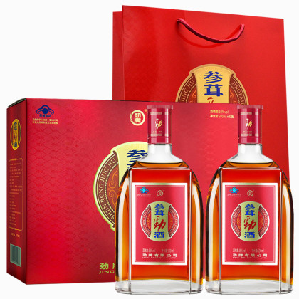 劲牌 中国劲酒 参茸劲酒38度 500ml*2 礼盒