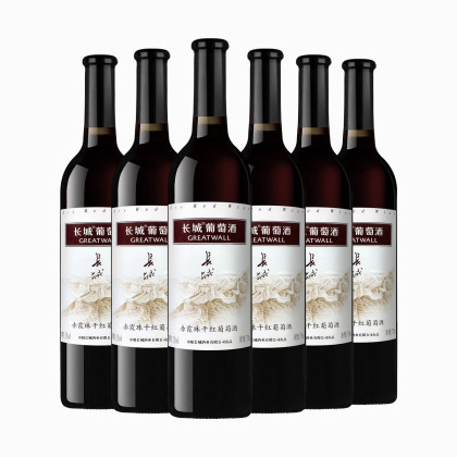 中粮长城蓬莱赤霞珠干红葡萄酒750ml*6 整箱装