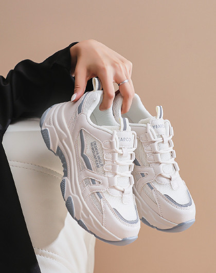 潮流板鞋女2024春夏季男女休闲运动鞋学院风女鞋百搭