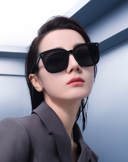 迪丽热巴同款偏光太阳镜新品大框墨镜ms3022