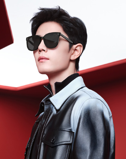 【星光镜】陌森眼镜肖战同款太阳镜新款韩版黑超墨镜ms3025
