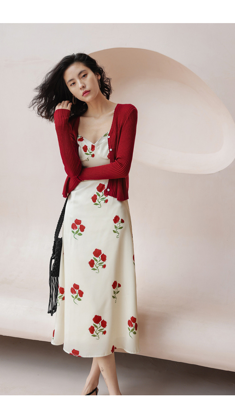 新年针织衫外搭小开衫长袖春秋外套百搭披肩空调衫高级感时尚上衣