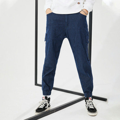 【商场同款】dickies 22秋冬裤子女 束脚雾霾蓝休闲裤