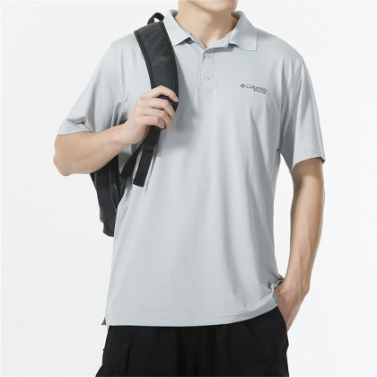 户外日常翻领短袖男装上衣透气舒运动休闲t恤polo衫