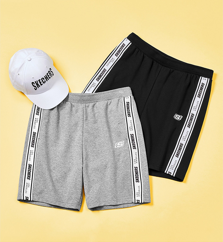 【休闲运动】夏季男子logo串标休闲运动裤五分短裤男