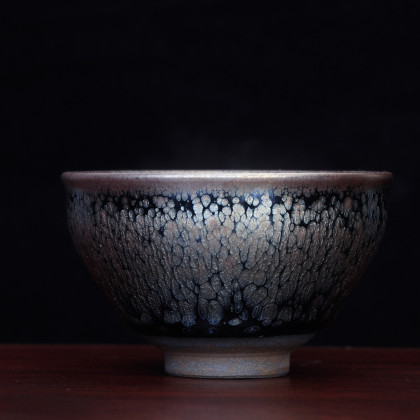 建阳建盏茶杯手工油滴鹧鸪斑茶盏陶瓷功夫茶具主人杯品茗杯