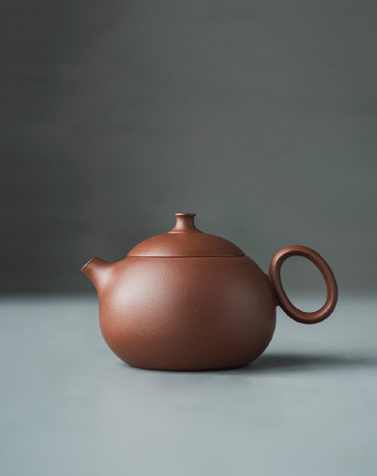 钱陶峰300cc段泥手绘彩宜兴原矿紫砂茶壶手工功夫茶壶泡茶壶茶壶