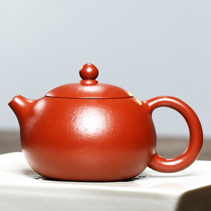 名家方艳玲朱泥西施壶茶壶紫砂宜兴原矿紫砂壶全手工带证书礼盒