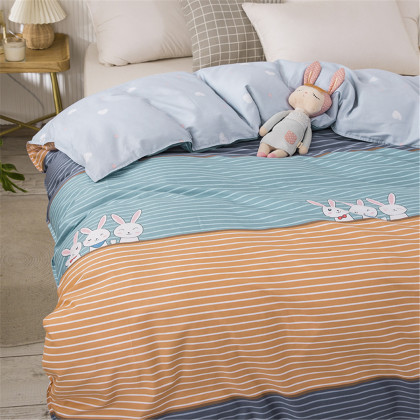 纯棉被套单件单人学生宿舍被罩双人家用全棉被单罩1.5米被芯套