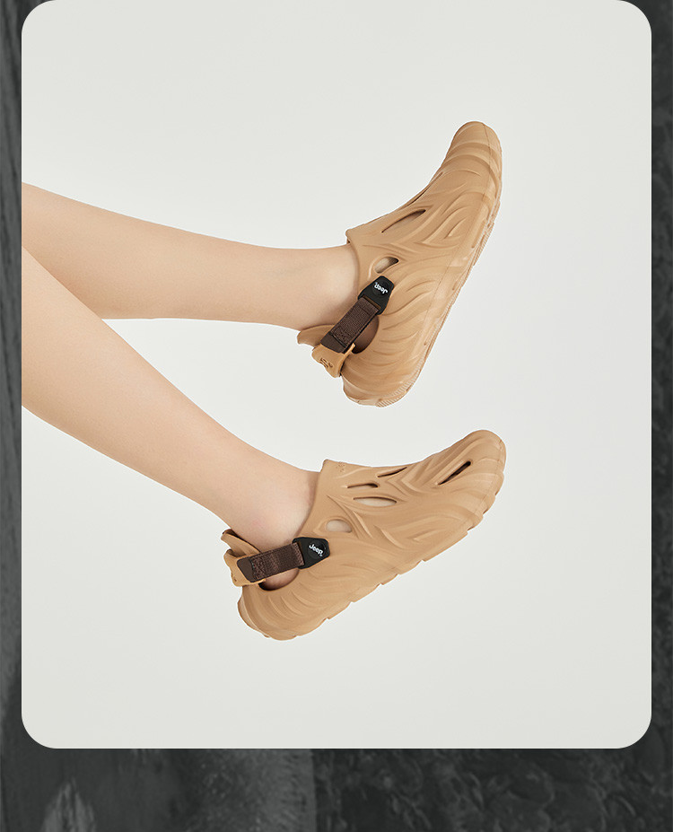 2024夏款吉普女鞋户外洞洞凉鞋小众设计感时尚旅游沙滩女凉鞋