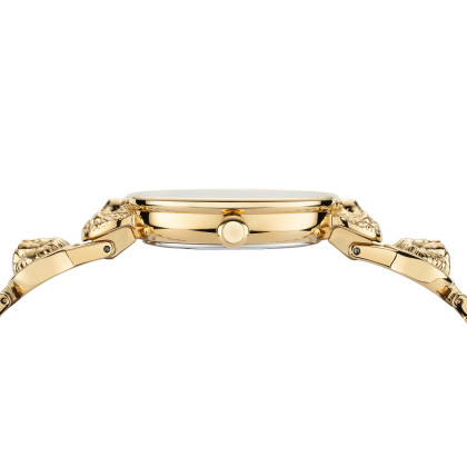 【原装进口】范思哲轻奢手表时尚红金女士手表狮子头手链石英表