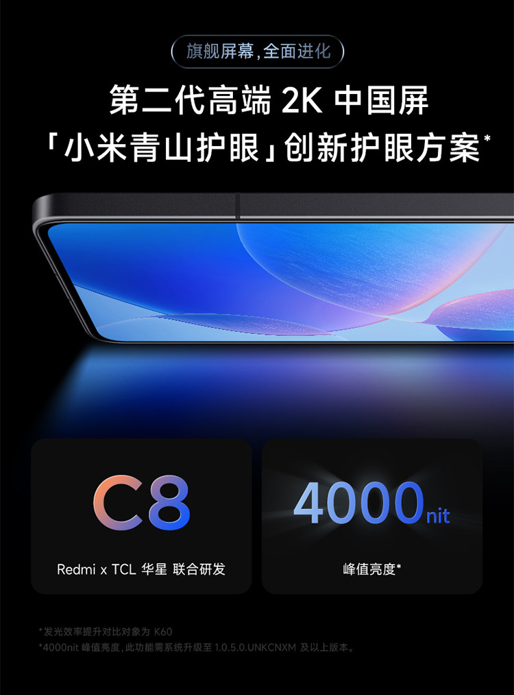 红米k70【小米小背包套餐】第二代骁龙8小米澎湃os