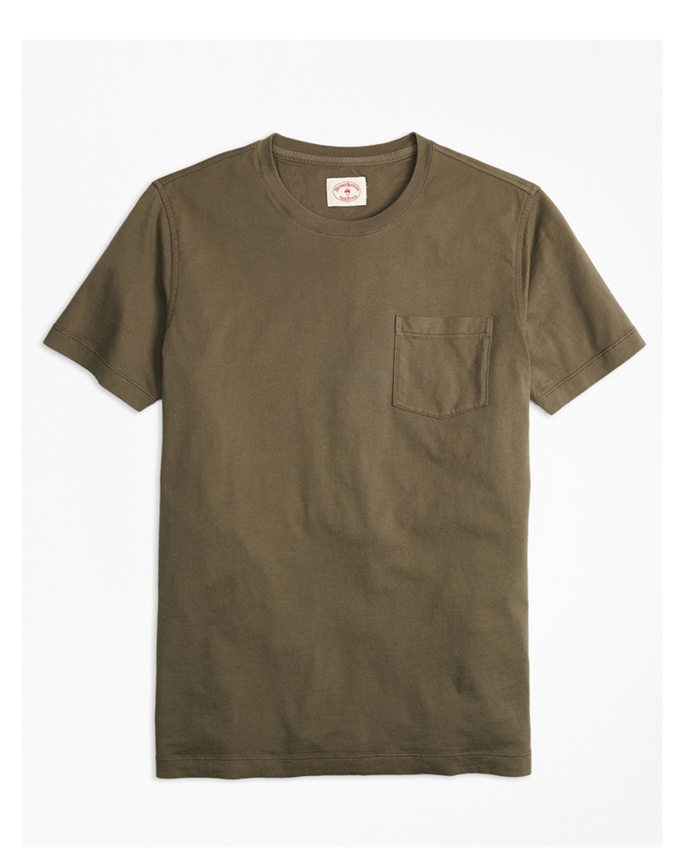 男士棉质舒适纯色短袖t恤简约