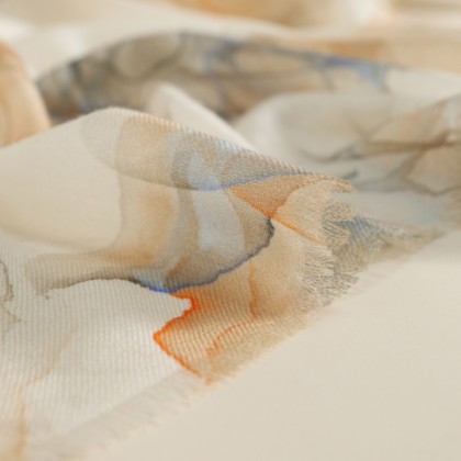 Custom Printed Wool Scarf