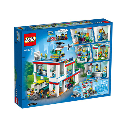 新品 乐高积木男孩60330乐高城市医院积木儿童玩具男孩送礼