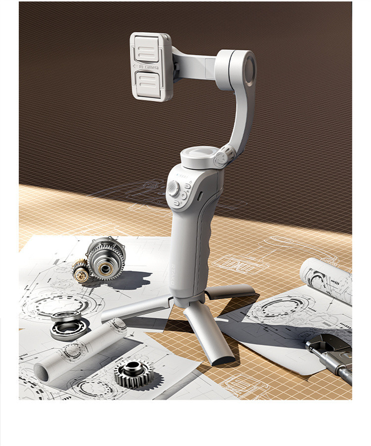 正交三轴人脸追踪手机稳定器防抖云台手持拍摄架直播器360度旋转