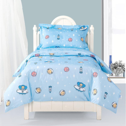 a类抗菌纯棉宿舍套件幼儿园床上用品组合装卡通被芯