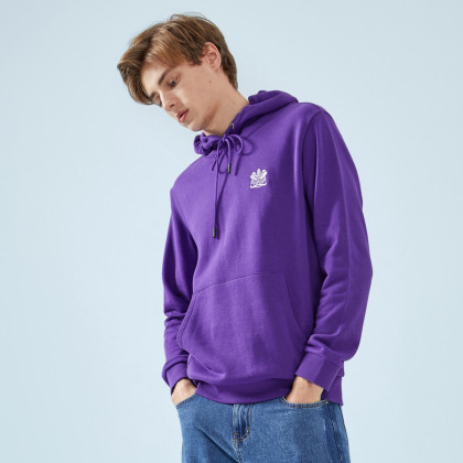 国潮年兽 精致刺绣森马春季新款连帽休闲港风男士卫衣情侣