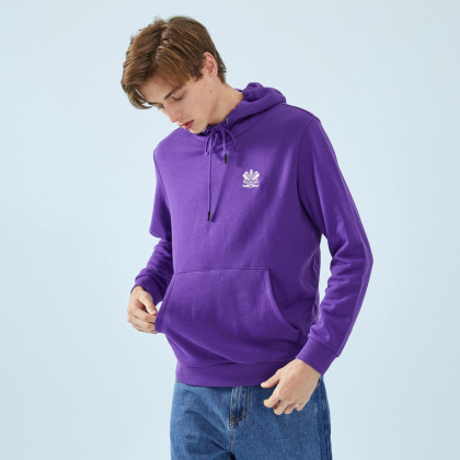 国潮年兽 精致刺绣森马春季新款连帽休闲港风男士卫衣情侣