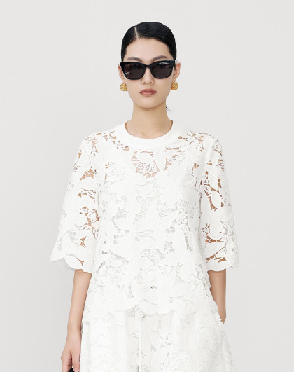 女士棉质休闲运动圆领短袖t恤 8c00006 829hp