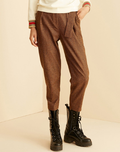 ep雅莹羊毛裤子英伦风休闲裤女