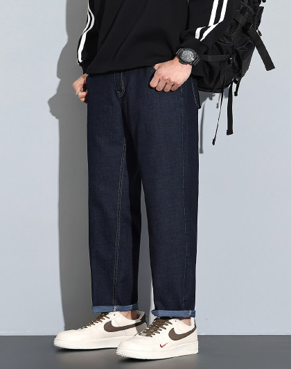 2025牛仔裤男男式牛仔裤商务修身小直筒男士牛仔裤牛仔长裤