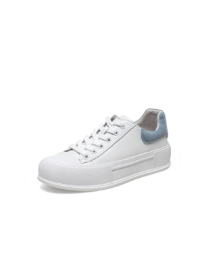 天美意舒适简约女运动休闲板鞋