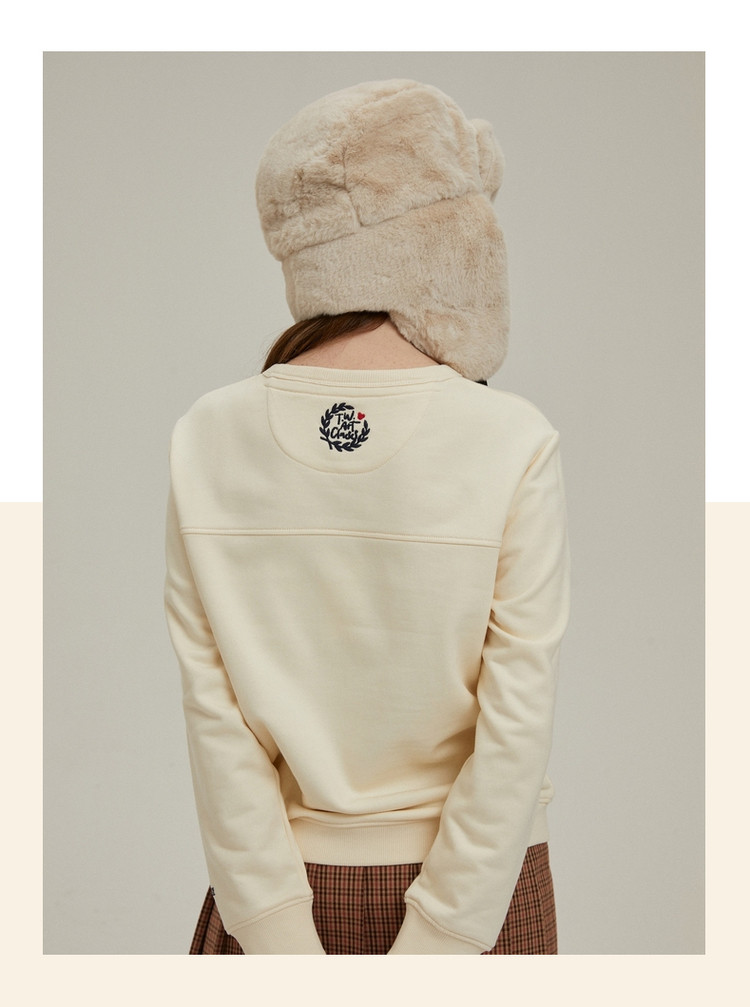 小熊卡通卫衣女春秋季女字母卫衣